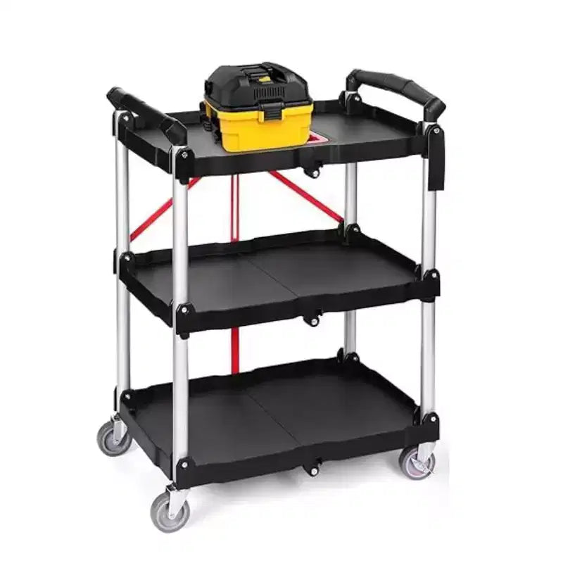 Chariot de service pliant GustoWave pour bureau, bar, maison, cuisine, rangement