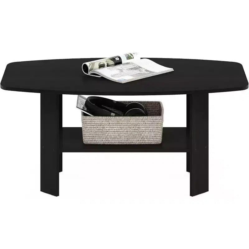 Table basse style minimaliste Summit Adventure, Table à café expresso moderne, Petite table basse de salon