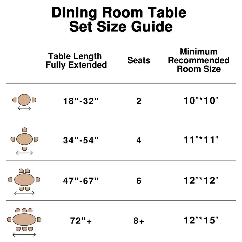 PexFix Table à manger de ferme 42 en bois massif de noyer avec plateau rond en bois pour salles à manger modernes et réunions de famille