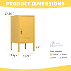 Table d'appoint de chambre moderne minimaliste avec 2 étagères réglables, design anti-basculement, meuble de rangement multiple