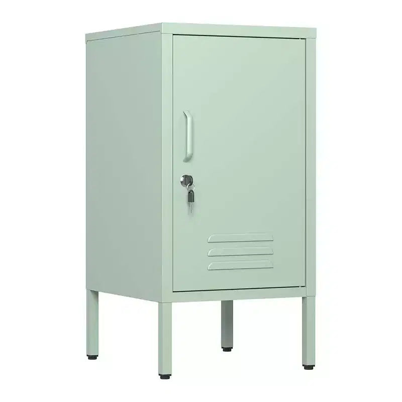 Table d'appoint de chambre moderne minimaliste avec 2 étagères réglables, design anti-basculement, meuble de rangement multiple