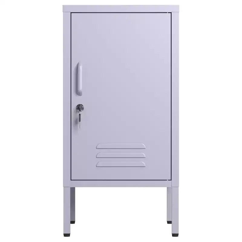 Table d'appoint de chambre moderne minimaliste avec 2 étagères réglables, design anti-basculement, meuble de rangement multiple