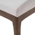 Ensemble de salle à manger GDFStudio Brittany 5 pièces de style milieu de siècle avec rembourrage en tissu
