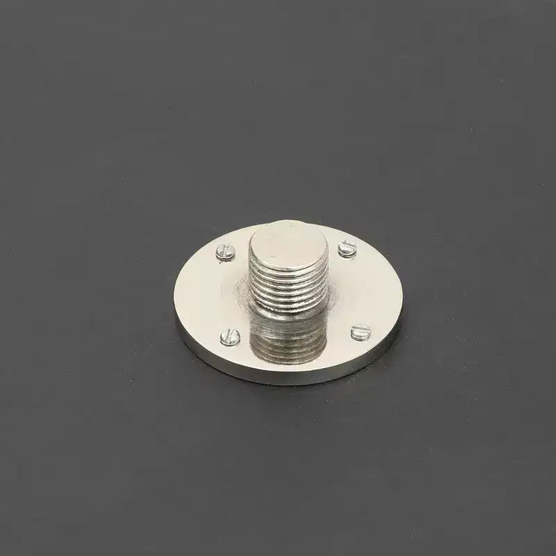 GDFStudio Simon Table d'appoint ronde moderne en aluminium de 21 po