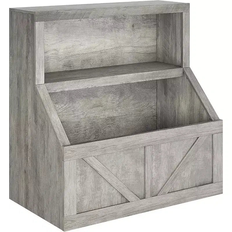 Étagère à livres et organiseur de jouets pour enfants - Armoire de rangement à 2 niveaux avec étagères pour salle de jeux, chambre, salle de classe