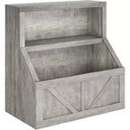 Étagère à livres et organiseur de jouets pour enfants - Armoire de rangement à 2 niveaux avec étagères pour salle de jeux, chambre, salle de classe
