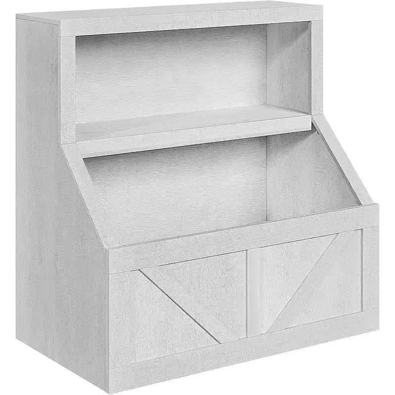 Étagère à livres et organiseur de jouets pour enfants - Armoire de rangement à 2 niveaux avec étagères pour salle de jeux, chambre, salle de classe