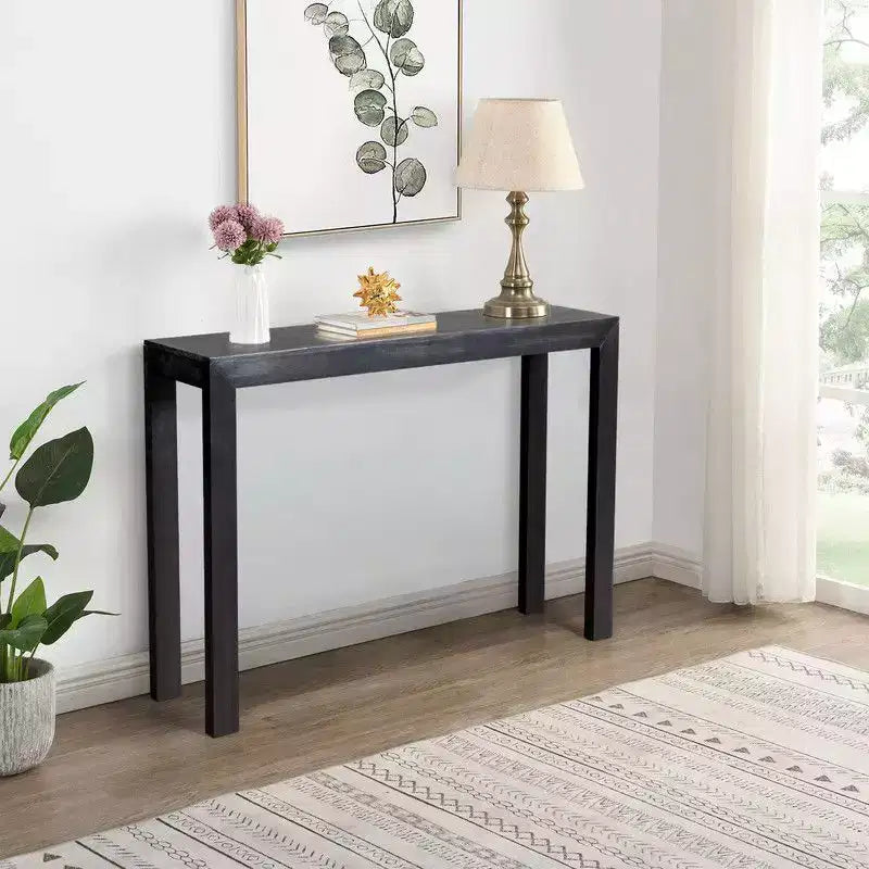 Karl Home | Table console rectangulaire en bois de 46 po