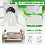 Matelas en mousse à mémoire de forme de 5 pouces infusé de gel et enrichi à l'extrait de thé vert