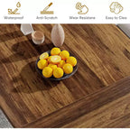 Table à manger rectangulaire en bois pour 6, Table de cuisine de 180 cm
