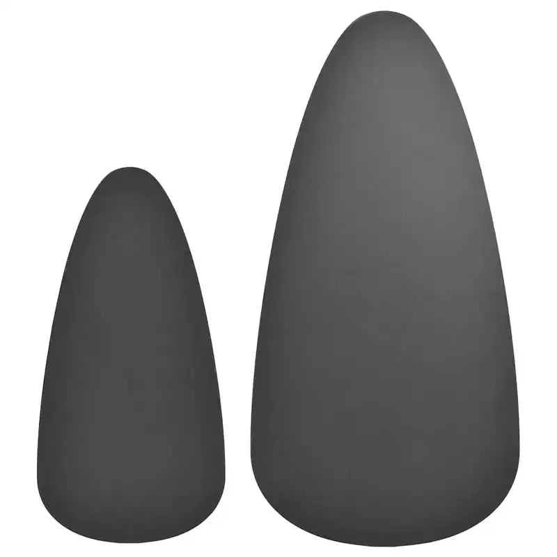 Lot de 2 tables basses Pieds en pin massif noir, plateau en MDF