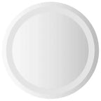 Miroir de salle de bain LED Verre transparent Miroir de salle de bain de taille moyenne