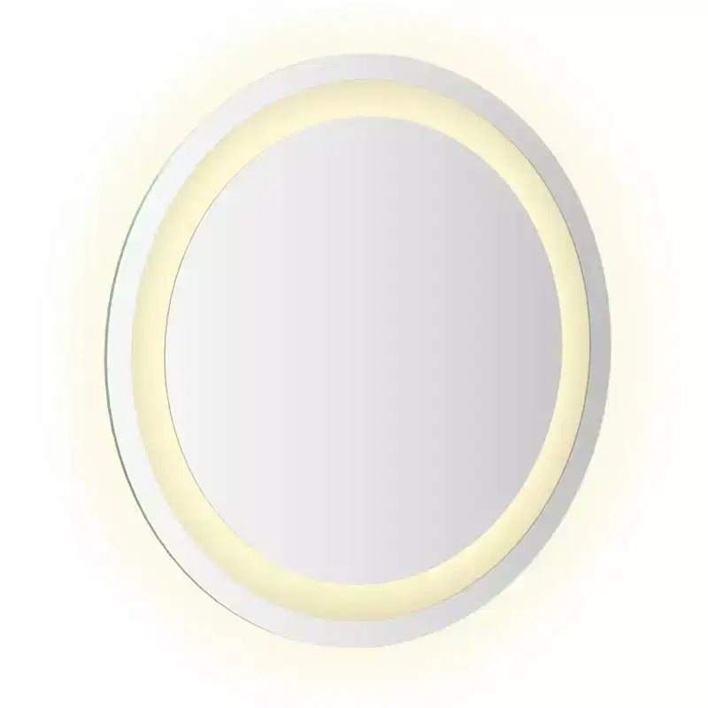 Miroir de salle de bain LED Verre transparent Miroir de salle de bain de taille moyenne