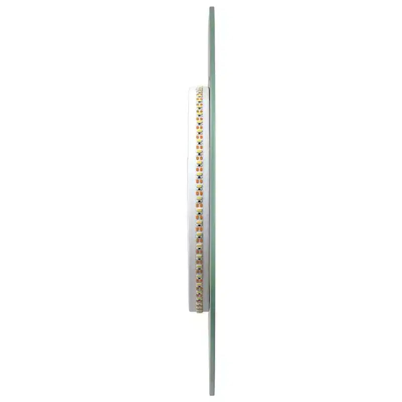 Miroir de salle de bain LED Verre transparent Miroir de salle de bain de taille moyenne