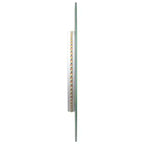 Miroir de salle de bain LED Verre transparent Miroir de salle de bain de taille moyenne