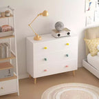 Okak Commodes modernes à tiroirs avec un design coloré, commode en bois pour bébé, commode pour chambre à coucher, chambre d'enfant
