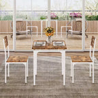 Ensemble table et chaises de salle à manger pour 2, table et chaises compactes 3 pièces, assise ergonomique confortable, idéal pour petits espaces, cuisines, appartements
