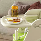 Chaise haute multifonctionnelle pour tout-petits avec ceinture de sécurité et tablette amovible