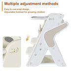 Chaise haute multifonctionnelle pour tout-petits avec ceinture de sécurité et tablette amovible