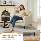 Fauteuil d'appoint du milieu du siècle, Chaises de salon modernes et confortables, Fauteuil rembourré, Fauteuil individuel confortable, pour Chambre à coucher ou Salon